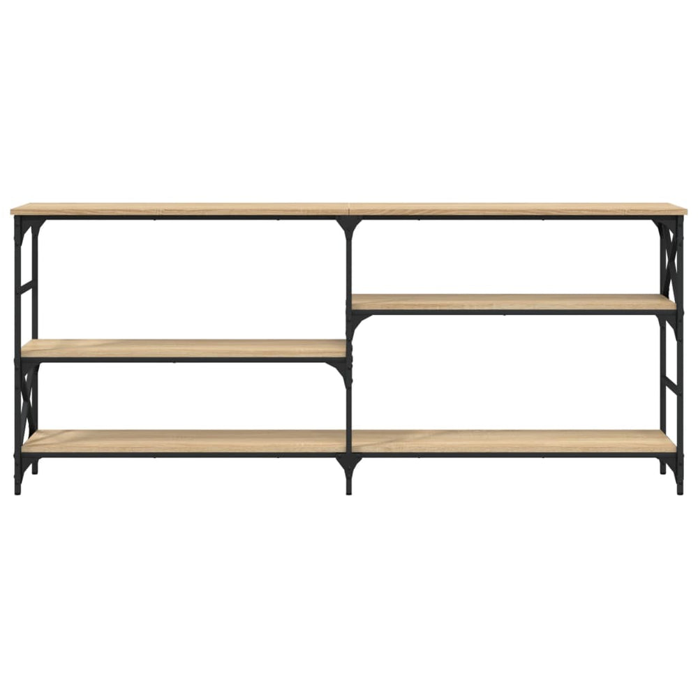 Wandtafel 180x29x76,5 cm bewerkt hout sonoma eikenkleurig MeubelReus
