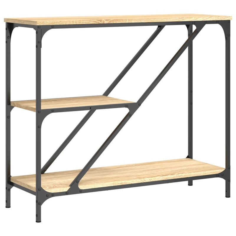 Wandtafel 88,5x30x75 cm bewerkt hout sonoma eikenkleurig MeubelReus