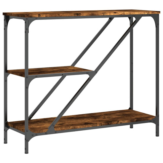 Wandtafel 88,5x30x75 cm bewerkt hout gerookt eikenkleurig MeubelReus