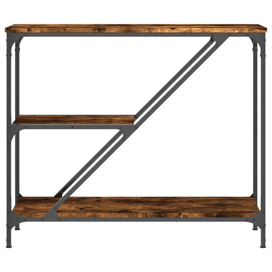 Wandtafel 88,5x30x75 cm bewerkt hout gerookt eikenkleurig MeubelReus