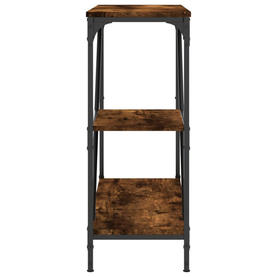 Wandtafel 88,5x30x75 cm bewerkt hout gerookt eikenkleurig MeubelReus