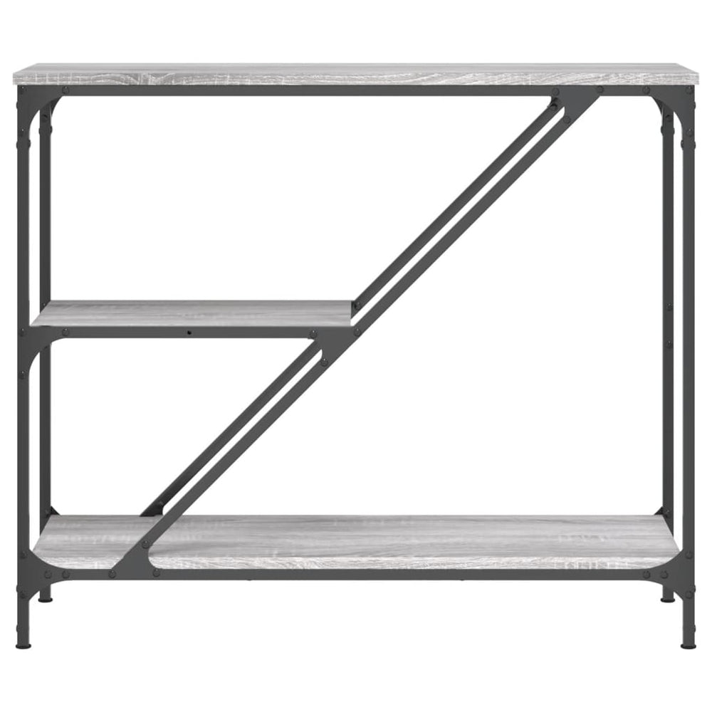 Wandtafel 88,5x30x75 cm bewerkt hout grijs sonoma eikenkleurig MeubelReus