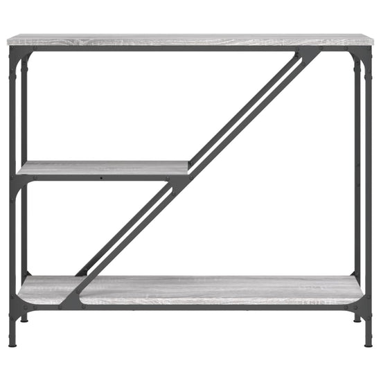 Wandtafel 88,5x30x75 cm bewerkt hout grijs sonoma eikenkleurig MeubelReus