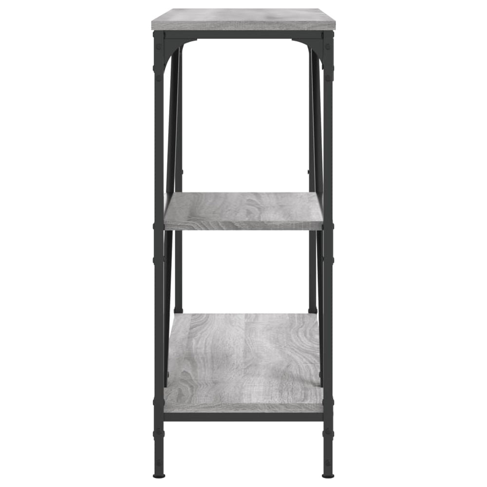 Wandtafel 88,5x30x75 cm bewerkt hout grijs sonoma eikenkleurig MeubelReus