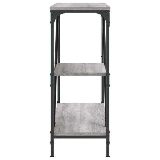Wandtafel 88,5x30x75 cm bewerkt hout grijs sonoma eikenkleurig MeubelReus