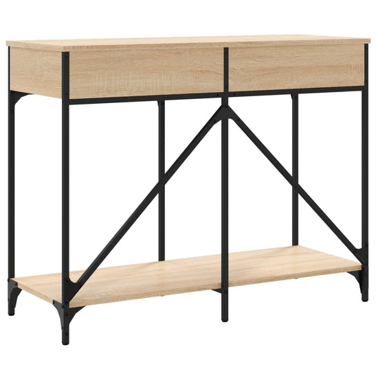 Wandtafel 100x39x78,5 cm bewerkt hout sonoma eikenkleurig MeubelReus