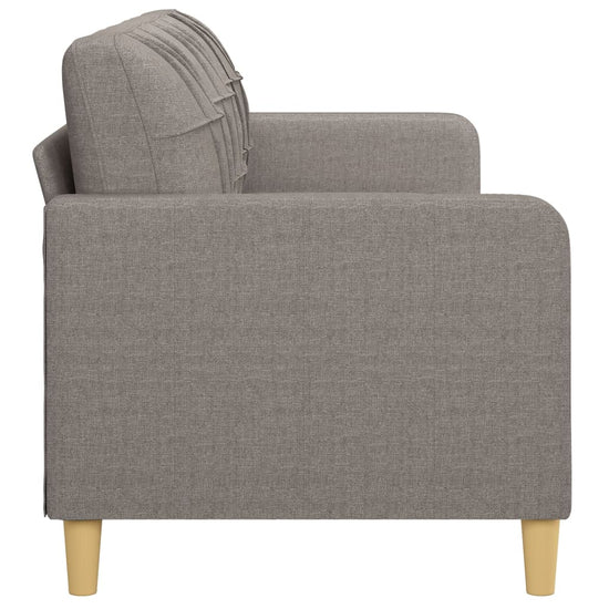 Driezitsbank 180 cm stof taupe MeubelReus