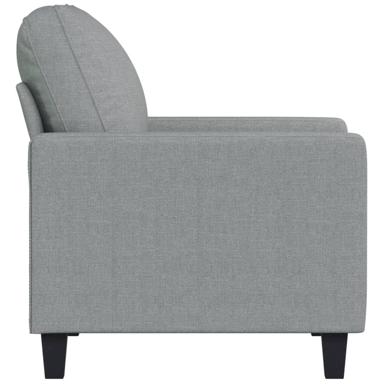 Fauteuil 60 cm stof lichtgrijs MeubelReus