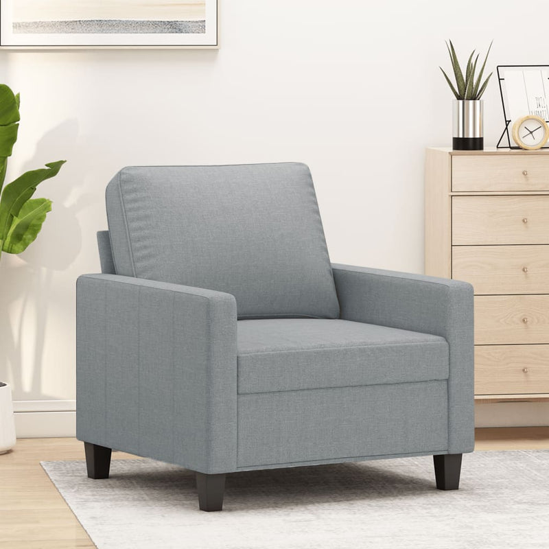 Fauteuil 60 cm stof lichtgrijs MeubelReus
