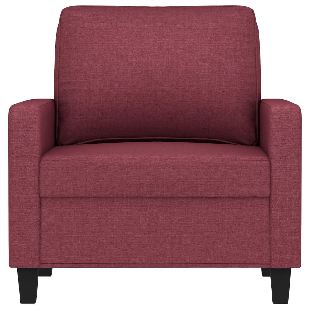 Fauteuil 60 cm stof wijnrood MeubelReus
