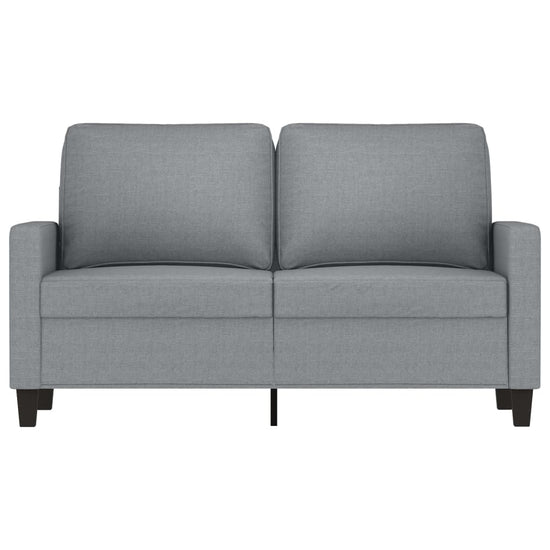 Tweezitsbank 120 cm stof lichtgrijs MeubelReus