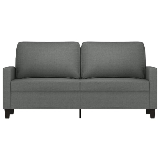 Tweezitsbank 140 cm stof donkergrijs MeubelReus