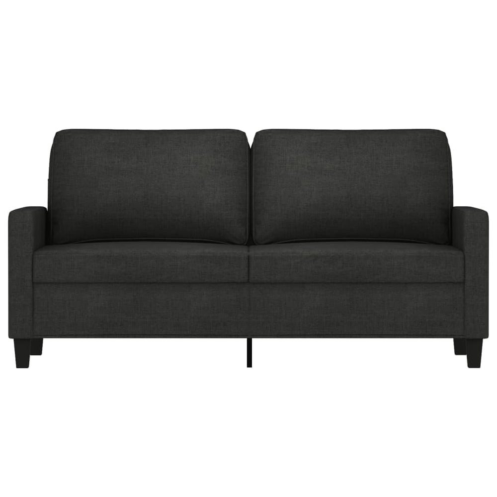 Tweezitsbank 140 cm stof zwart MeubelReus