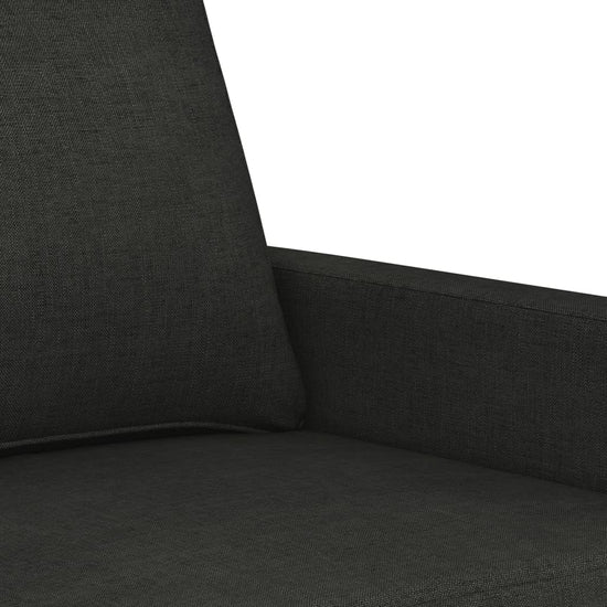 Tweezitsbank 140 cm stof zwart MeubelReus