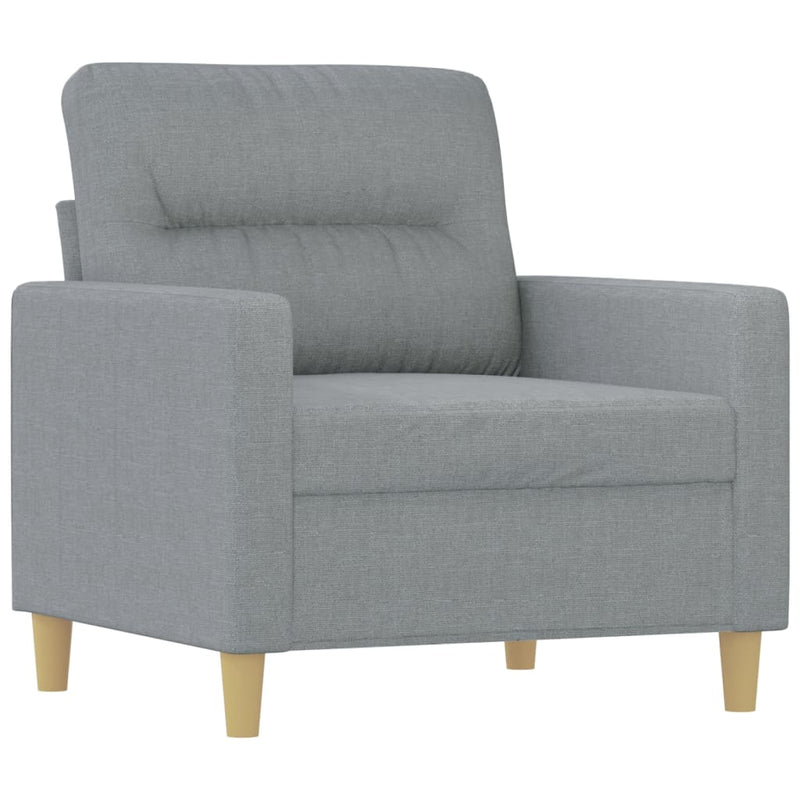 Fauteuil 60 cm stof lichtgrijs MeubelReus