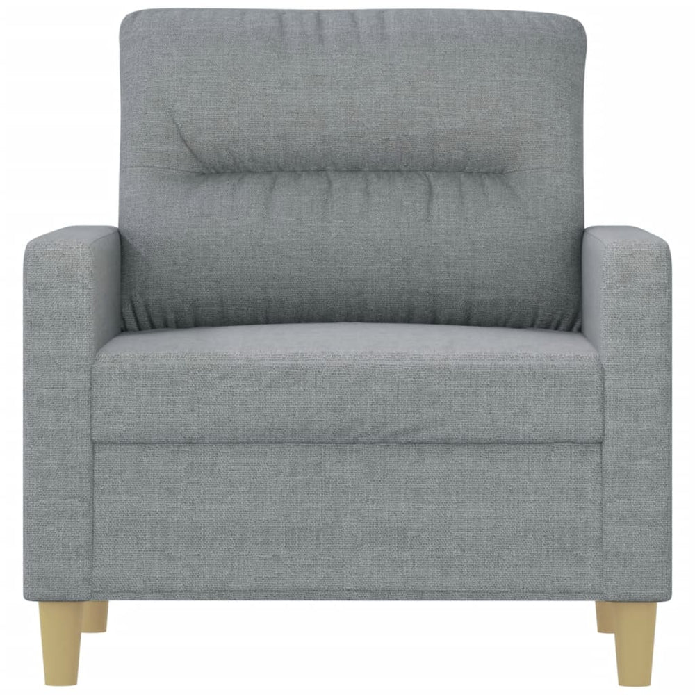 Fauteuil 60 cm stof lichtgrijs MeubelReus