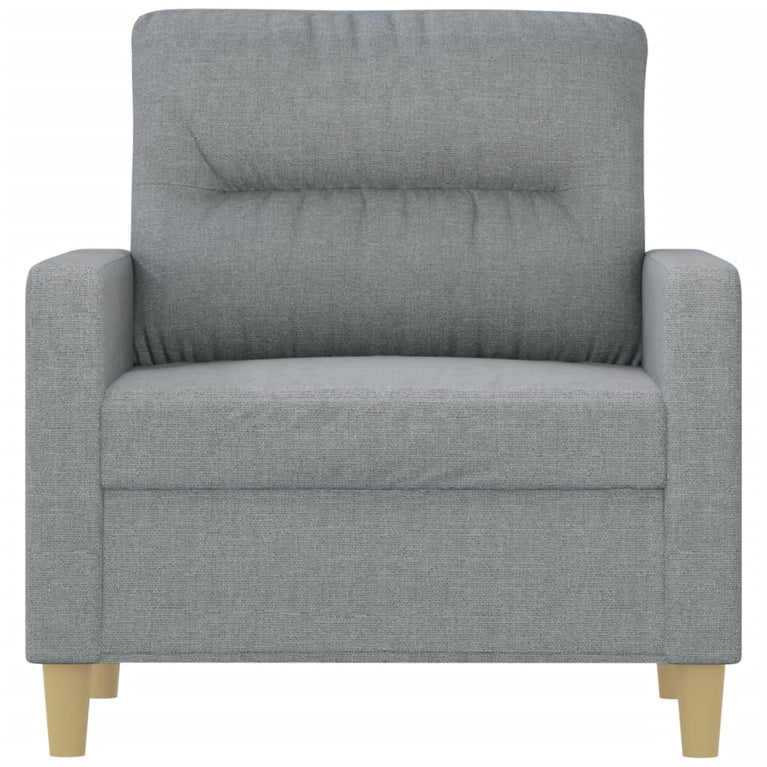 Fauteuil 60 cm stof lichtgrijs MeubelReus