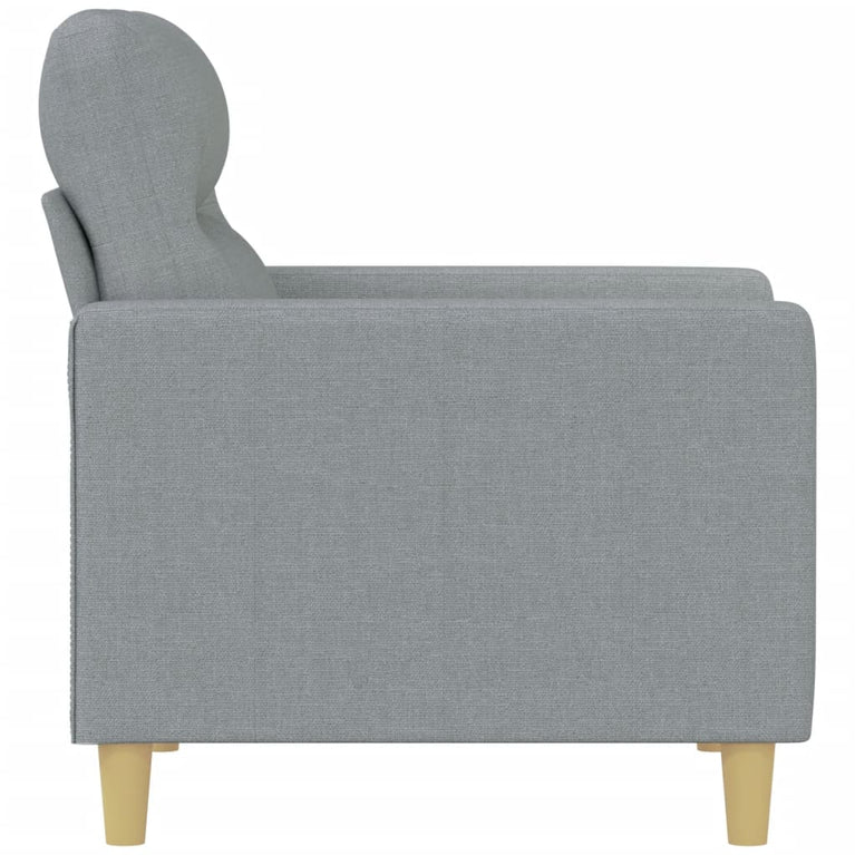 Fauteuil 60 cm stof lichtgrijs MeubelReus