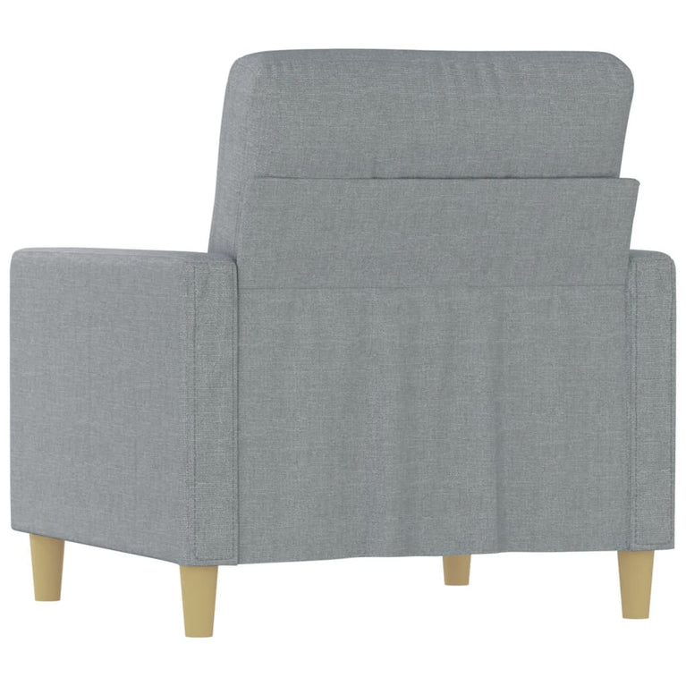 Fauteuil 60 cm stof lichtgrijs MeubelReus