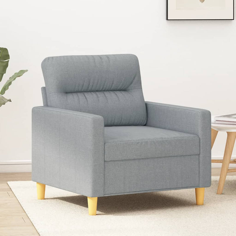 Fauteuil 60 cm stof lichtgrijs MeubelReus