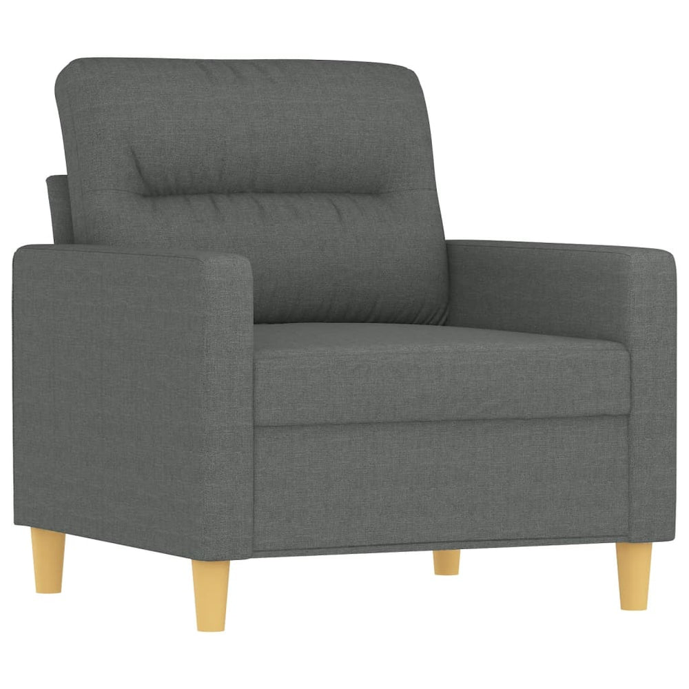 Fauteuil 60 cm stof donkergrijs MeubelReus