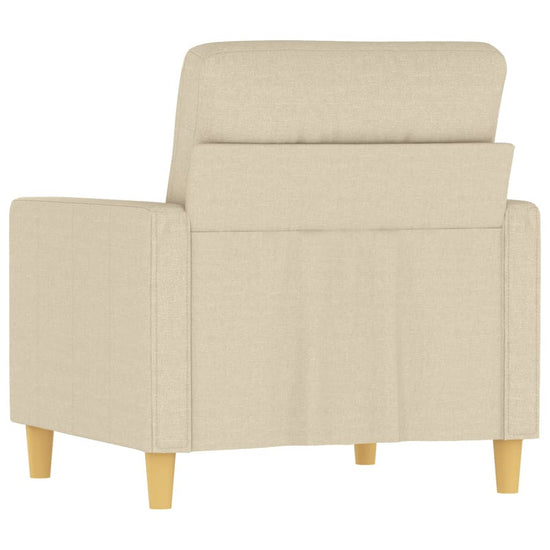 Fauteuil 60 cm stof crèmekleurig MeubelReus