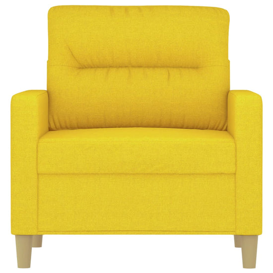 Fauteuil 60 cm stof lichtgeel MeubelReus