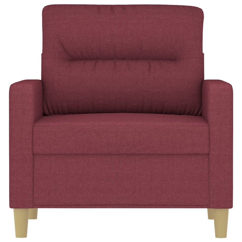 Fauteuil 60 cm stof wijnrood MeubelReus
