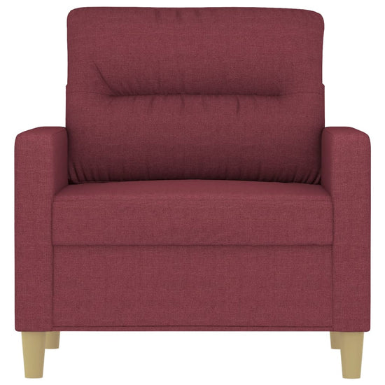 Fauteuil 60 cm stof wijnrood MeubelReus