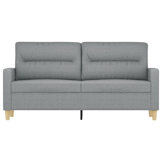 Tweezitsbank 140 cm stof lichtgrijs MeubelReus