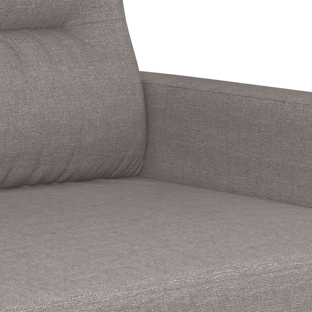 Driezitsbank 180 cm stof taupe MeubelReus