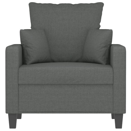 Fauteuil 60 cm stof donkergrijs MeubelReus