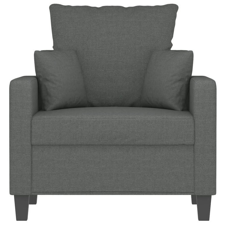 Fauteuil 60 cm stof donkergrijs MeubelReus