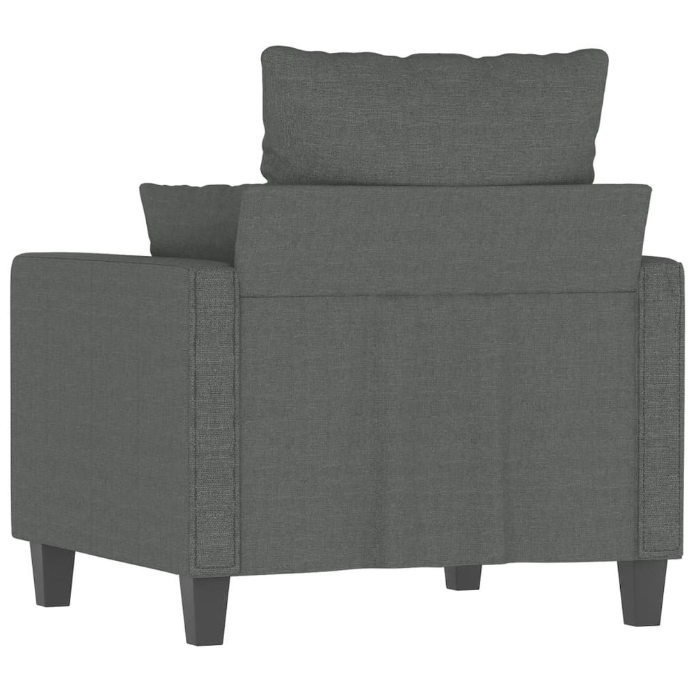 Fauteuil 60 cm stof donkergrijs MeubelReus