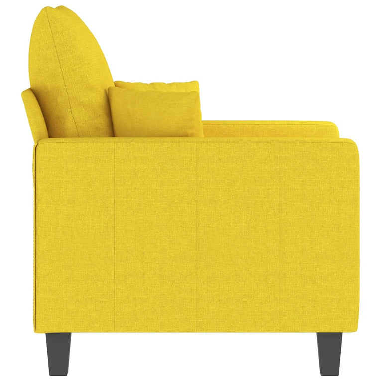Fauteuil 60 cm stof lichtgeel MeubelReus