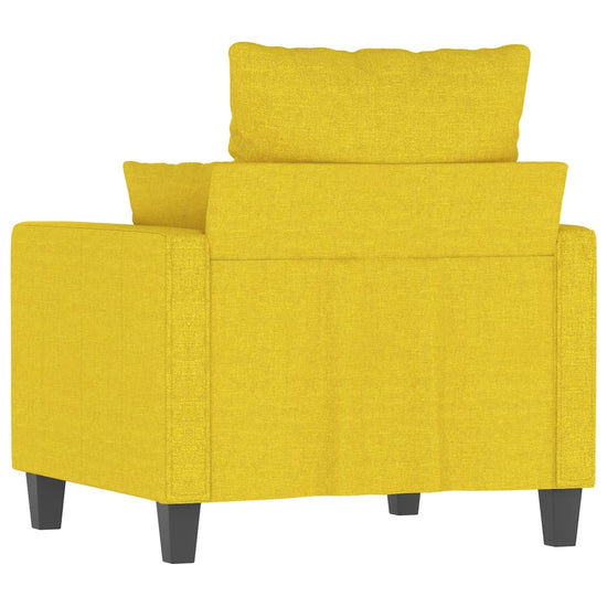 Fauteuil 60 cm stof lichtgeel MeubelReus