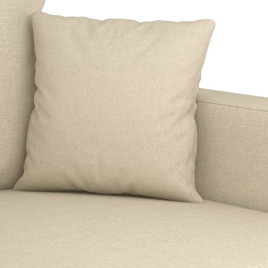 Tweezitsbank 120 cm stof crèmekleurig MeubelReus