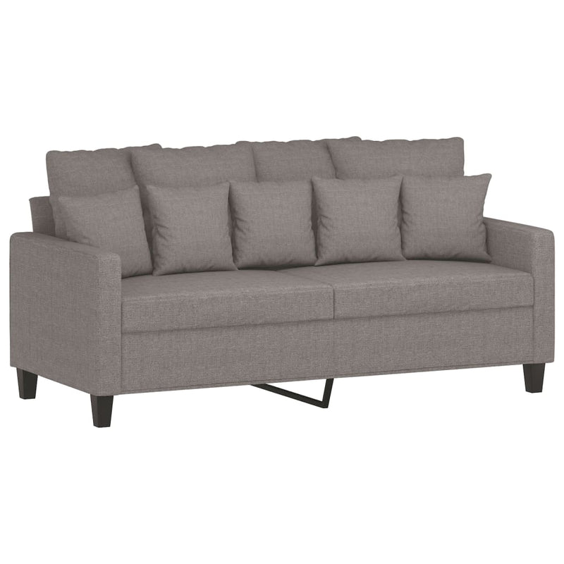 Tweezitsbank 140 cm stof taupe MeubelReus