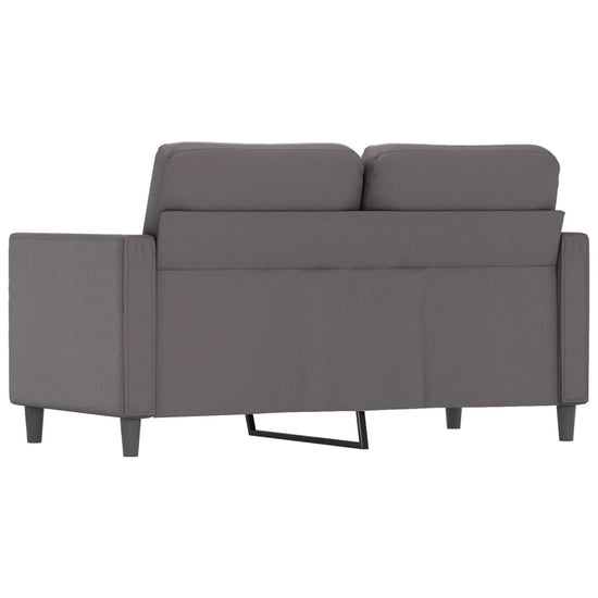 Tweezitsbank 120 cm kunstleer grijs MeubelReus