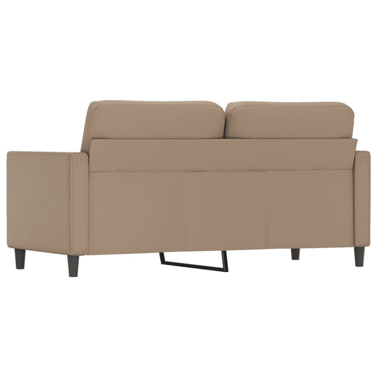 Tweezitsbank 140 cm kunstleer cappuccinokleurig MeubelReus