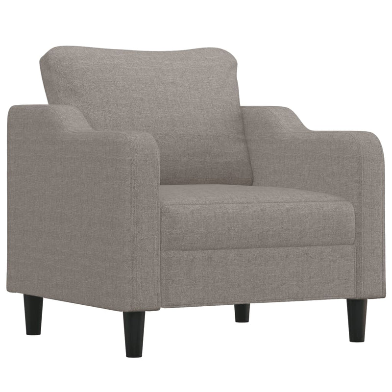 Fauteuil 60 cm stof taupe