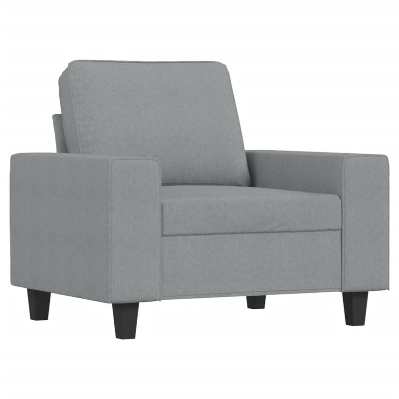 Fauteuil 60 cm stof lichtgrijs