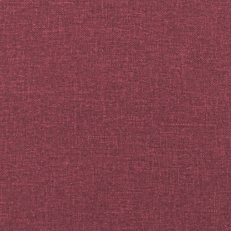 Tweezitsbank 120 cm stof wijnrood