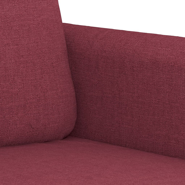 Fauteuil 60 cm stof wijnrood