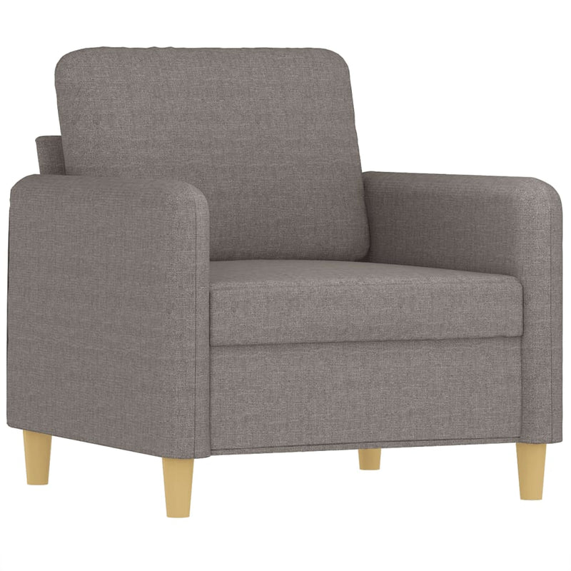 Fauteuil 60 cm stof taupe