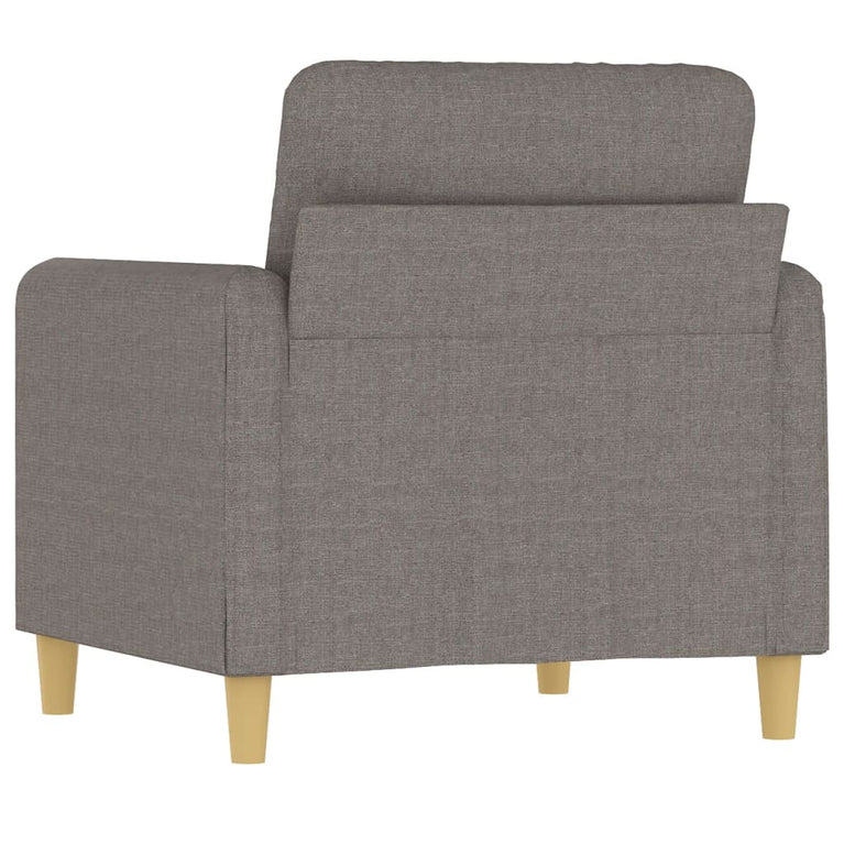 Fauteuil 60 cm stof taupe
