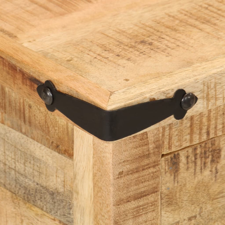 Nachtkastje 40x40x50 cm massief mangohout