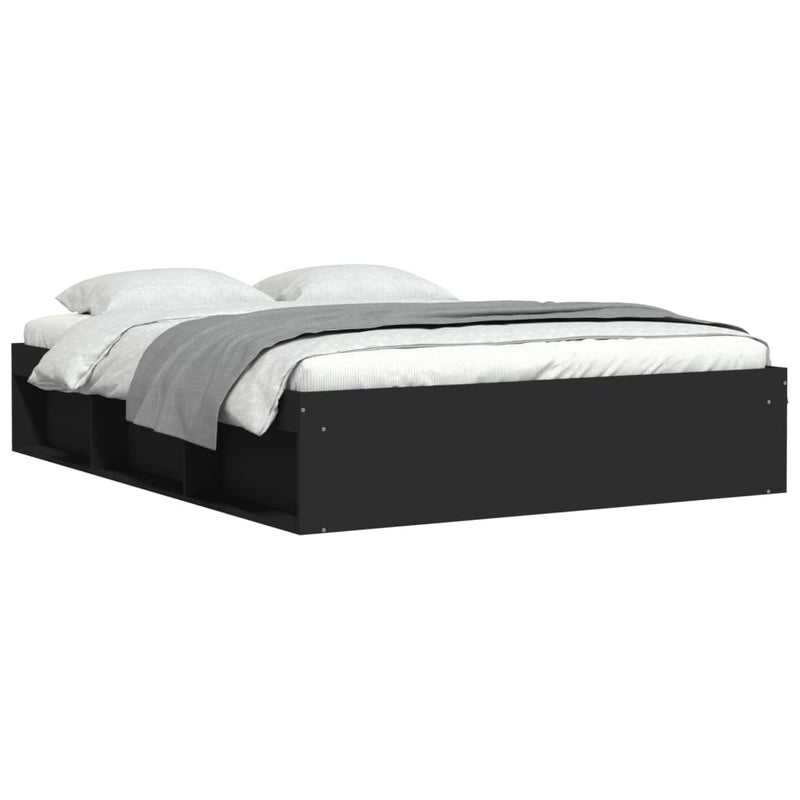 Bedframe zwart 150x200 cm King Size