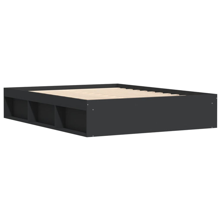 Bedframe zwart 150x200 cm King Size
