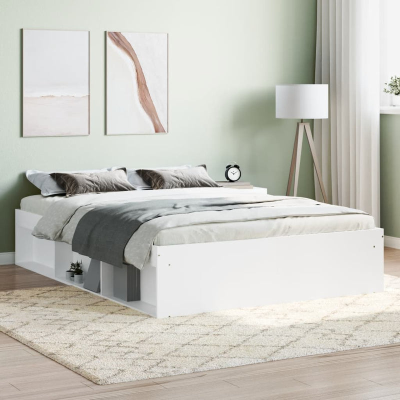 Bedframe wit 135x190 cm Double